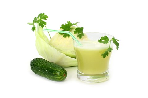 Cabbage and Cucumber Juce
