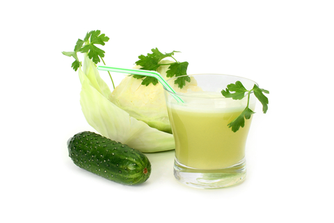 Cabbage and Cucumber Juce