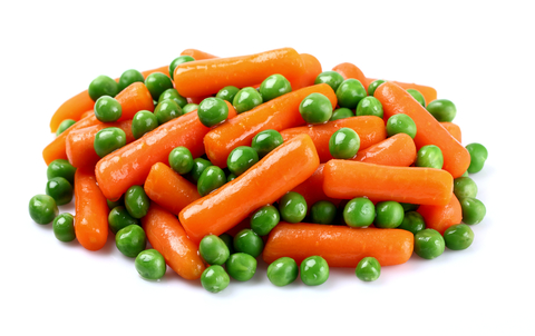 carrots and peas