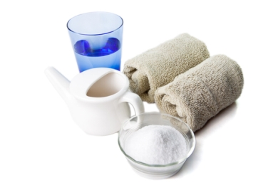 salt rinse for nasal congestion